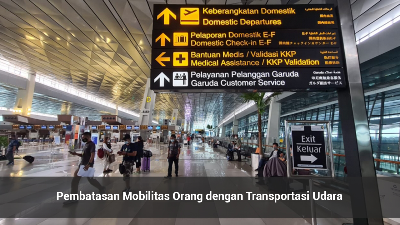 Pembatasan Mobilitas Orang Dengan Transportasi Udara - Pagar B...